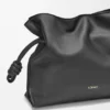 Bolso de mano Flamenco mediano en piel de becerro napa