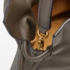 Bolso de mano Flamenco mediano en piel de becerro napa