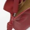 Bolso de mano Flamenco mediano en piel de becerro napa