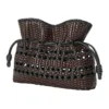 Bolso de mano Flamenco mediano «Negro-marrón» a411Fc1Xdn-1103