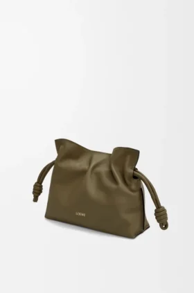 Bolso de mano «Flamenco» mini en piel de becerro napa