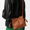 Bolso de mano «Flamenco» mini en piel de becerro napa