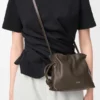Bolso de mano «Flamenco» mini en piel de becerro napa