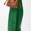 Bolso de mano «Flamenco» mini en piel de becerro napa
