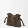 Bolso de mano «Flamenco» mini en piel de becerro napa