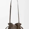 Bolso de mano «Flamenco» mini en piel de becerro napa