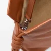 Bolso de mano «Flamenco» mini en piel de becerro napa