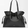 Bolso de mano Flamenco XL en piel de becerro napa