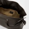 Bolso de mano Panta Medium Flamenco en piel de becerro brillante