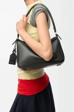 Bolso «Featherlight Puzzle» mediano en piel de cordero napa