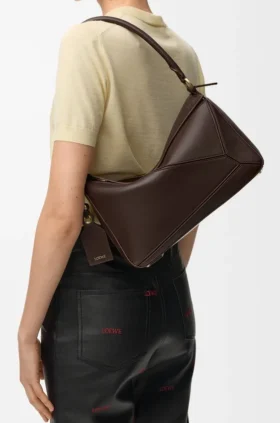 Bolso «Featherlight Puzzle» mediano en piel de cordero napa
