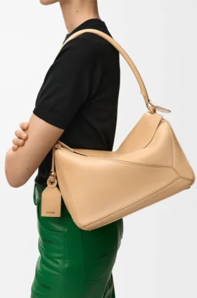 Bolso «Featherlight Puzzle» mediano en piel de cordero napa