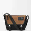 Bolso Flex Messenger mediano en lona y ante