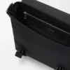 Bolso Flex Messenger mediano en lona y ante