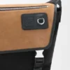 Bolso Flex Messenger mediano en lona y ante