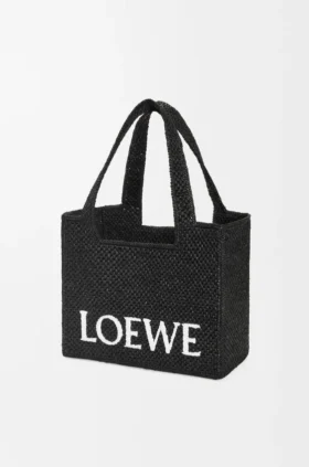 Bolso Font Tote Loewe mediano de rafia
