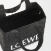Bolso Font Tote Loewe mediano de rafia