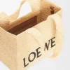 Bolso Font Tote Loewe mediano de rafia