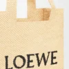 Bolso Font Tote Loewe mediano de rafia