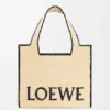Bolso grande «Loewe Font Tote» de rafia