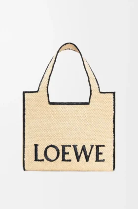 Bolso grande «Loewe Font Tote» de rafia