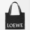 Bolso grande «Loewe Font Tote» de rafia