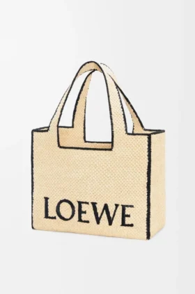 Bolso grande «Loewe Font Tote» de rafia