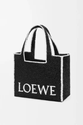 Bolso grande «Loewe Font Tote» de rafia
