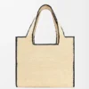 Bolso grande «Loewe Font Tote» de rafia