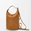 Bolso «Loop» de piel de becerro ante