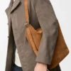 Bolso «Loop» de piel de becerro ante