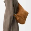 Bolso «Loop» de piel de becerro ante