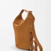 Bolso «Loop» de piel de becerro ante