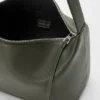 Bolso Loop Hobo mediano en piel de becerro granulada y flexible