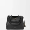 Bolso Madrid mediano en piel de becerro flexible
