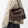 Bolso Madrid mediano en piel de becerro flexible