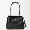 Bolso Madrid mediano en piel de becerro flexible