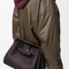Bolso Madrid mediano en piel de becerro granulada y flexible