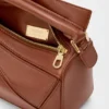 Bolso Mini Featherlight Puzzle de piel de cordero napa