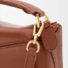 Bolso Mini Featherlight Puzzle de piel de cordero napa