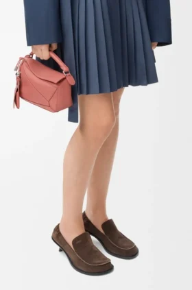 Bolso Mini Featherlight Puzzle de piel de cordero napa