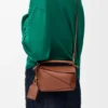 Bolso Mini Featherlight Puzzle de piel de cordero napa