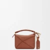 Bolso Mini Featherlight Puzzle de piel de cordero napa