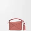 Bolso Mini Featherlight Puzzle de piel de cordero napa