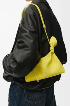 Bolso «Mini Scarf» en piel de becerro lisa