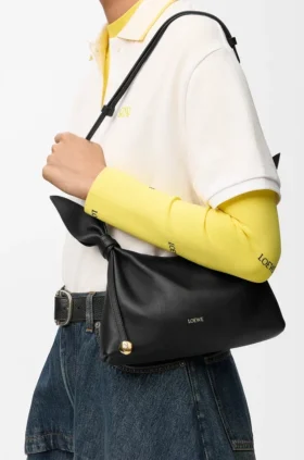 Bolso «Mini Scarf» en piel de becerro lisa
