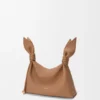 Bolso «Mini Scarf» en piel de becerro lisa