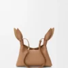 Bolso «Mini Scarf» en piel de becerro lisa