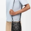 Bolso Nest Basket pequeño en piel de becerro