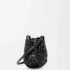 Bolso Nest Basket pequeño en piel de becerro